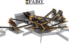Fabo STATIONARY TYPE 500 T/H CRUSHING & SCREENING PLANT AVAILABLE IN STOCK